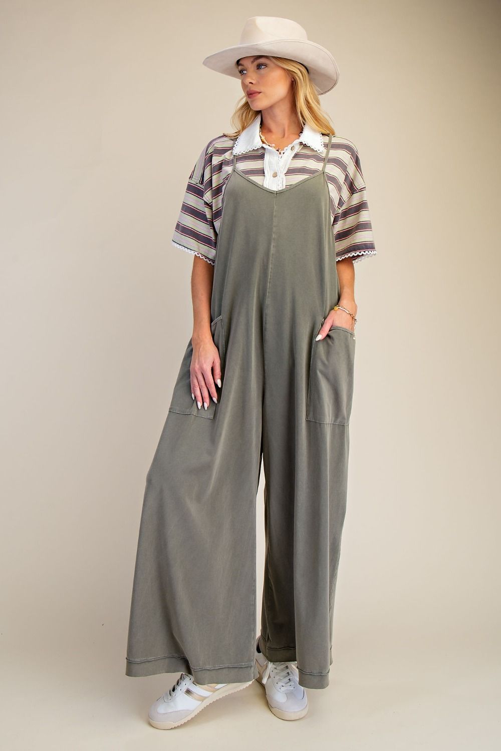 Mineral Washed Jumpsuit