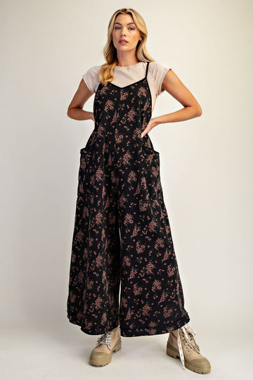 Floral Print Jumpsuit