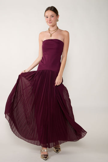 Elizabeth Strapless Maxi Dress