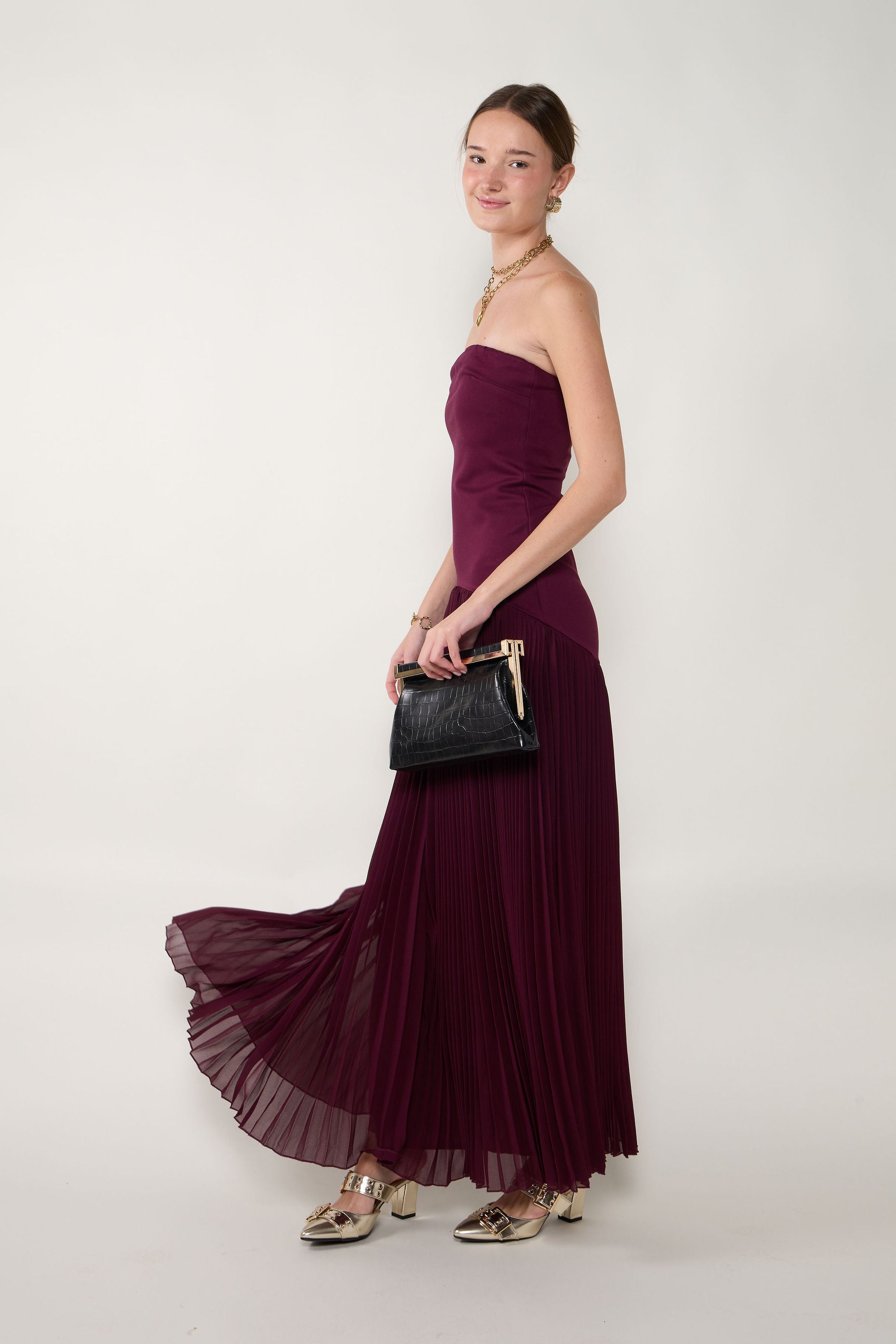 Elizabeth Strapless Maxi Dress