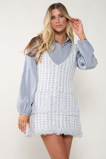 Sloane Tweed Mini Dress