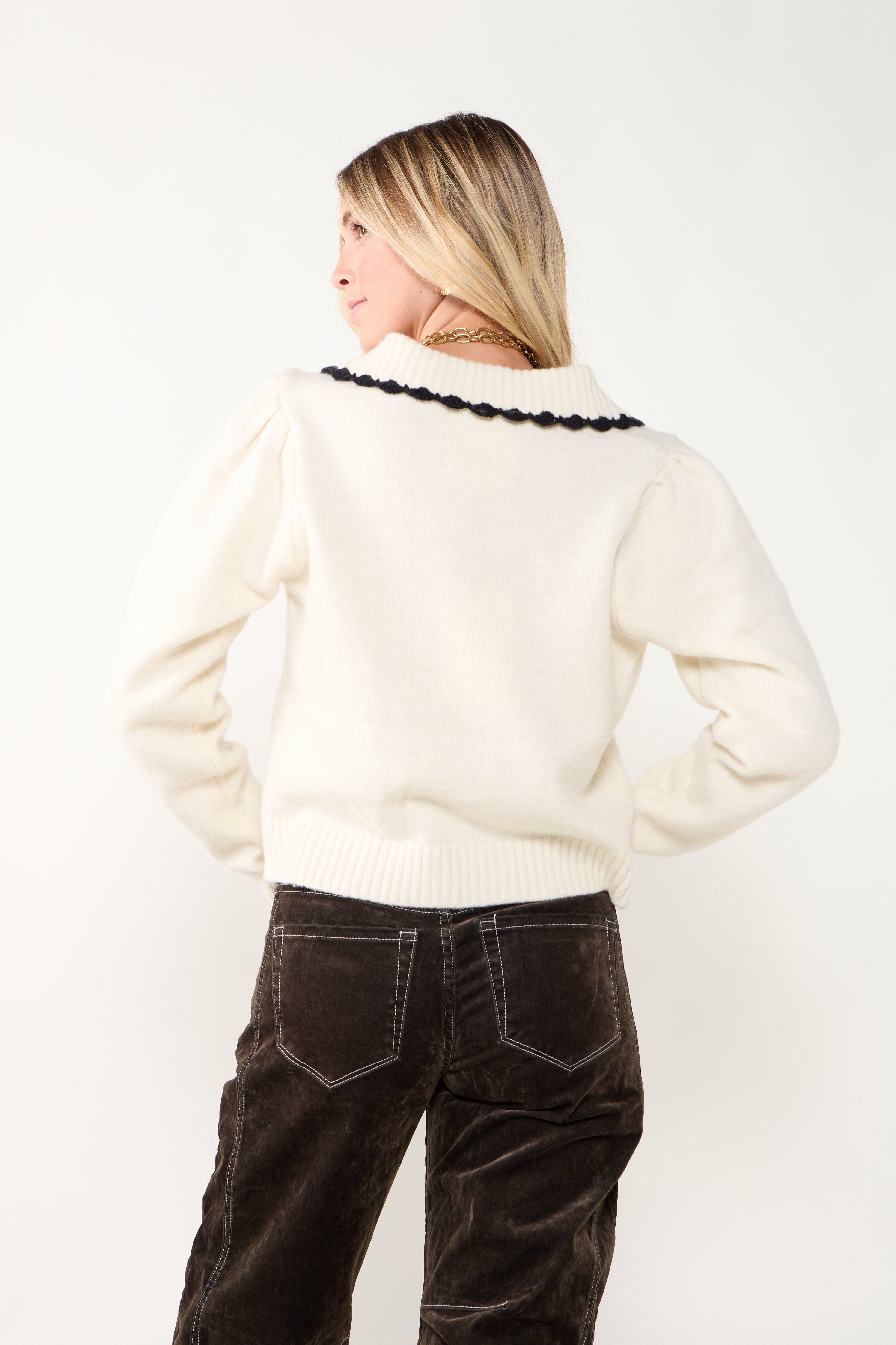 Reese Collared Sweater