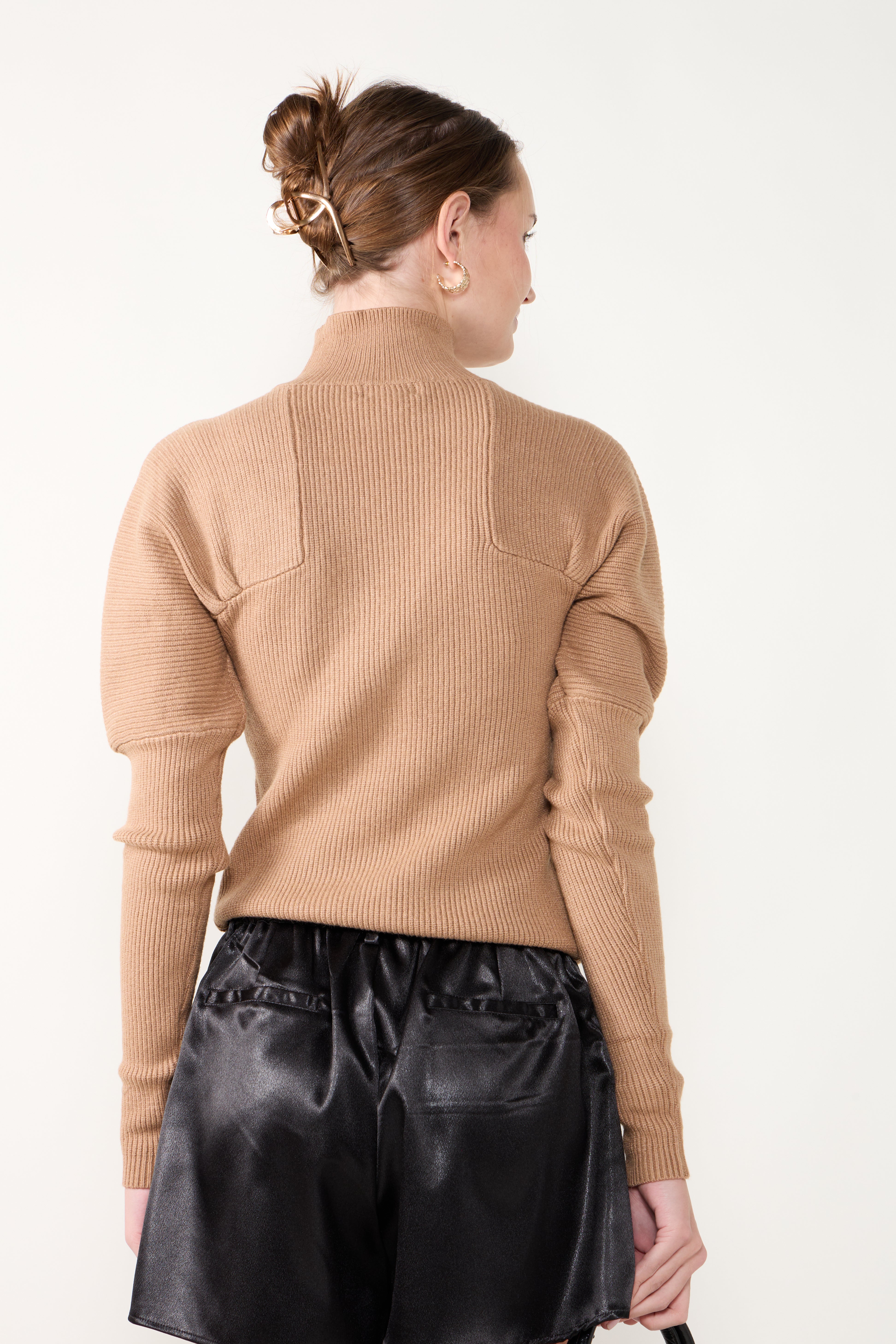 Raya Mock Neck Sweater Top