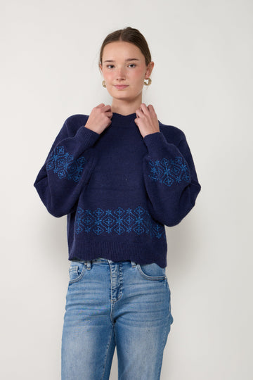 Quinn Scallop Hem Sweater