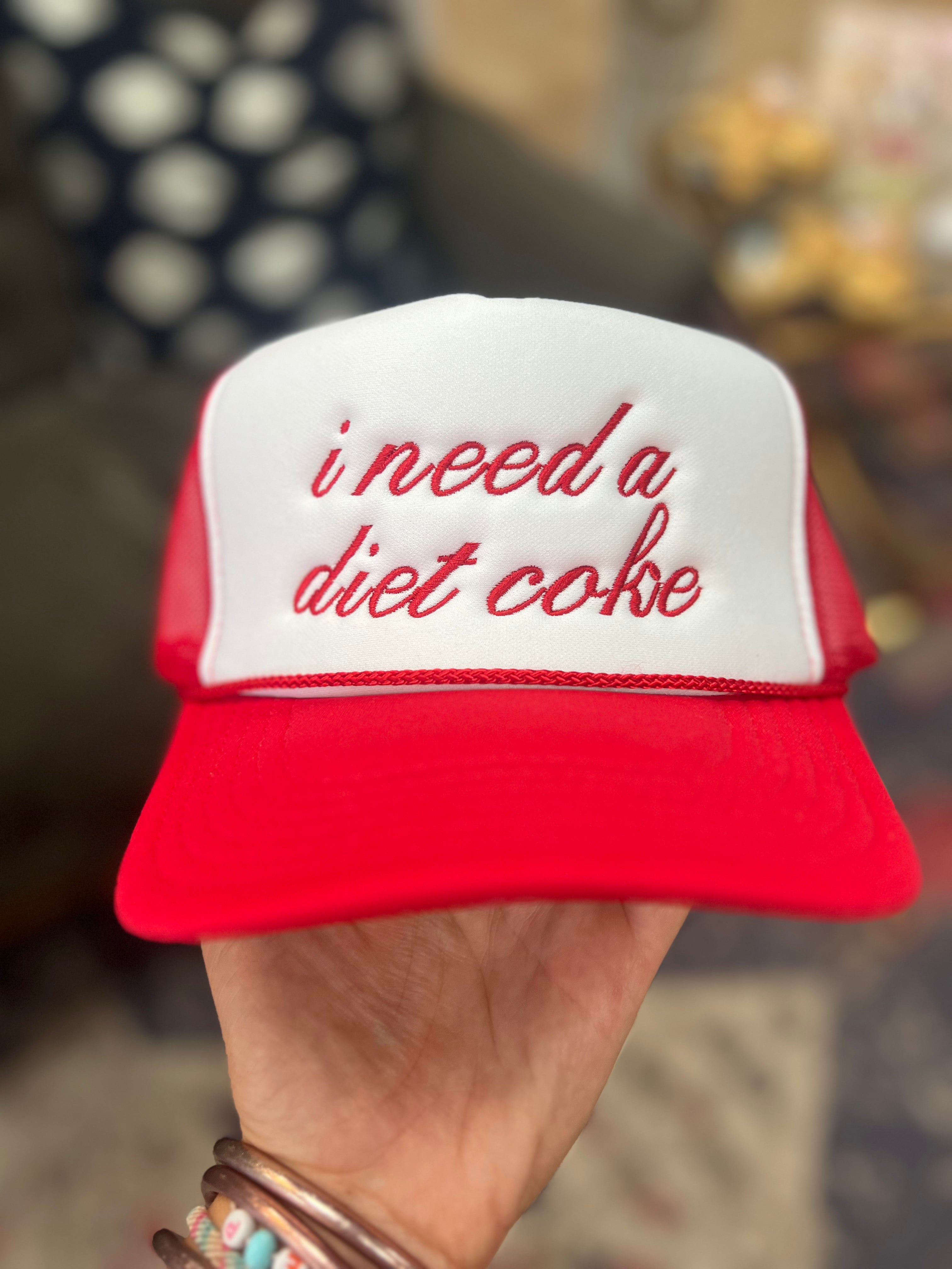 I Need A Diet Coke Trucker Hat